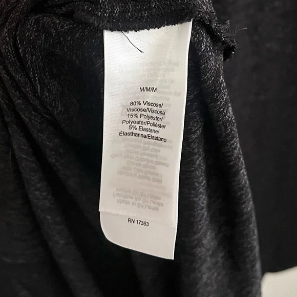 NWT Black Maxi Night Gown | Donna Karen - Picture 8 of 10